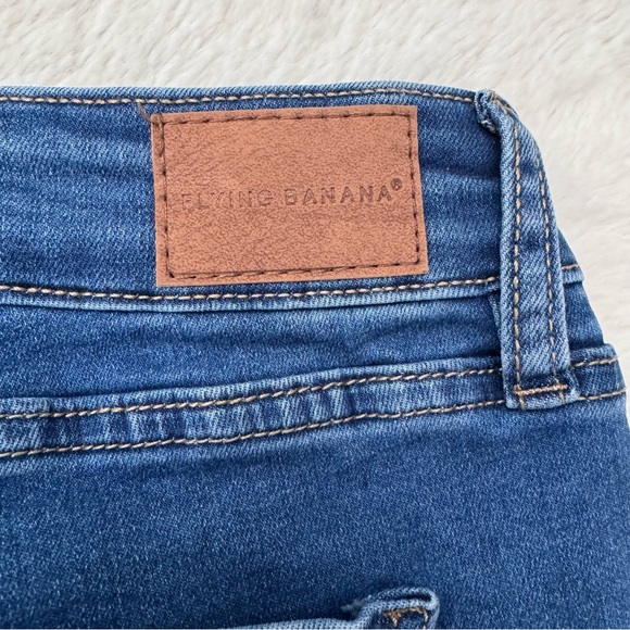 Flying Banana Jeans Women’s 16S Denim Medium Wash 5-Pocket Straight Casual - Picture 7 of 11